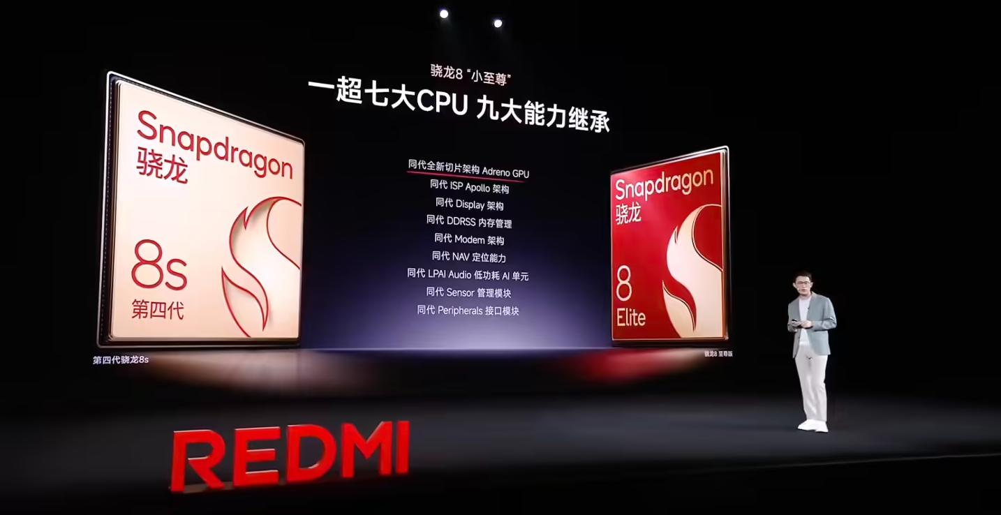 首发骁龙8s Gen4!REDMI Turbo 4 Pro正式发布:国补后1699起